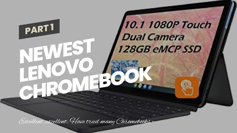 Newest Lenovo Chromebook Duet 10.1" FHD (1920 x 1200) Touchscreen 2-in-1 Tablet Laptop, 8-Core...