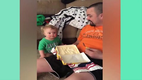 Babies laughing | Baby daddy funny moments! | babies funny videos