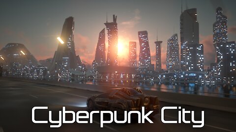 Cyberpunk Zero One - High Speed Drive CG 3D Animation