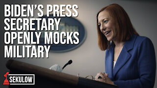 Biden’s Press Secretary Openly Mocks Military