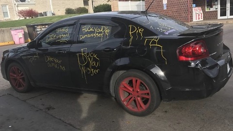 Man Vandalizes His Car With Racist Slurs — Guess What, No Charges!