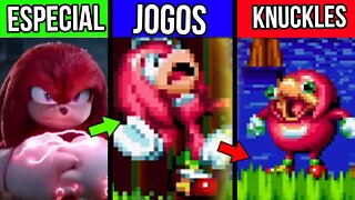 TODOS os 4 JOGOS do KNUCKLES 😂