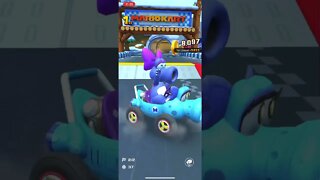 Mario Kart Tour - Light-blue Turbo Birdo Gameplay (Penguin Tour Tier Shop Week 1 Kart Reward)