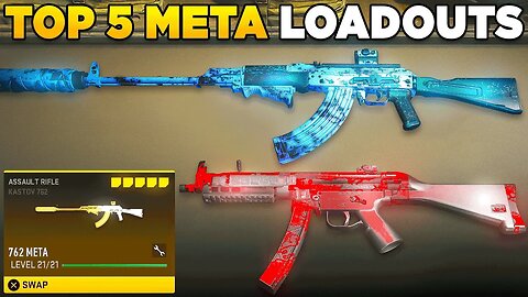 WARZONE TOP 5 META LOADOUTS YOU MUST USE! (Warzone Best Loadouts)