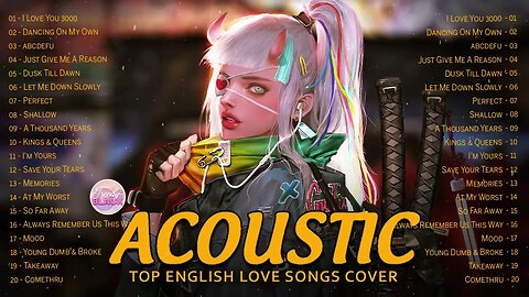 Best Of English Acoustic Love Songs Cover Playlist ❤️ Chill Acoustic Cover Of Popular Love Songs