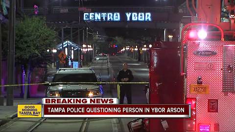 Fire ruled arson at closed business in Ybor City