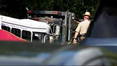 3 are killed when a senior living facility bus and a dump truck crash in Maryland