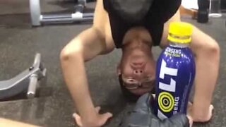 Bottle Cap Challenge meets calisthenics