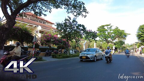 Driving around the new urban area in Hoi An on a beautiful sunny afternoon [ 4K ASMR ]