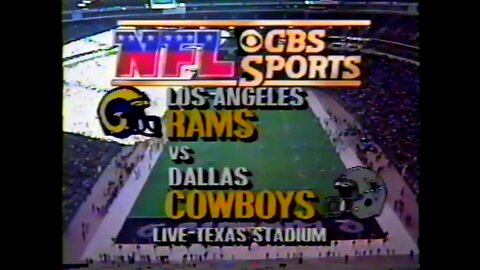 1989-12-03 Los Angeles Rams vs Dallas Cowboys