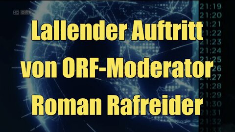 Lallender Auftritt von ORF-Moderator Roman Rafreider (ORF I ZIB Flash I 14.12.2021)