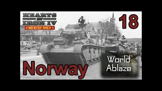 World Ablaze mod Hearts of Iron IV: NSB 18 - Norway?