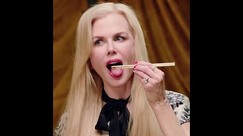 WEF.. LET THEM EAT BUGS..NICOLE KIDMAN OBLIGES