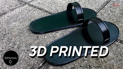 👞 SELF MADE 3D Printed Sandals - 3D Printed Footwear - Shoe STL - Footwear Design