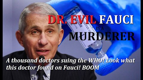 HCNN - HIS CALLING News and Prophecy _ A thousand doctors suing the WHO! Look what this doctor found on Fauci! BOOM