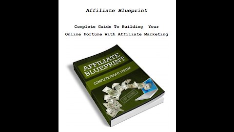 BEST AFFILIATE MARKETING BLUEPRINT