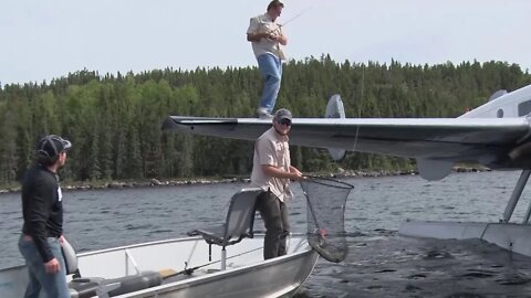 Lake Trout fishing from a Float Plane!?!?!