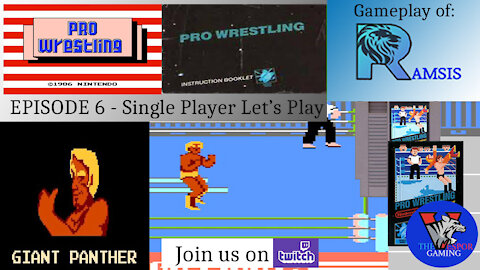 Solo NES Let's Play | Pro Wrestling (NES) - Full Playthrough as Giant Panther |