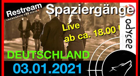 ️️️RESTREAM I Montagsspaziergänge aus Dortmund und weiteren Städten am 03.01.2022