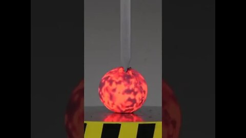 1000 degree ball VS hydraulic press