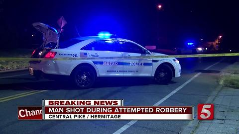 Man Shot At Hermitage Intersection