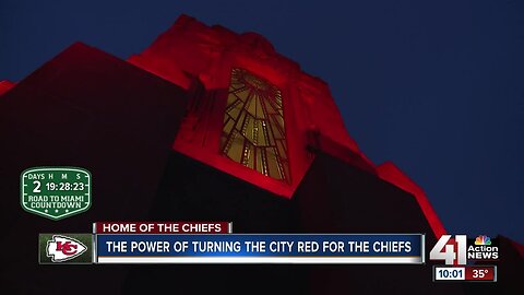 Behind the scenes: KC turns red for Chiefs ahead of Super Bowl Red Friday