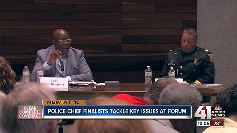 KCMO police chief finalists answer questions at forum