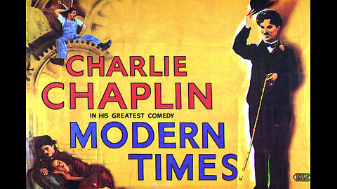 Charlie chaplin MODERN TIMES comedy scene