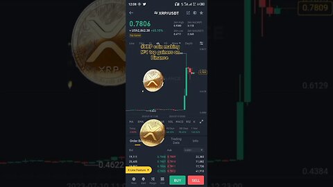 #xrp coin making the №1 top trending gainers on #binance exchange #crypto #binancetrading