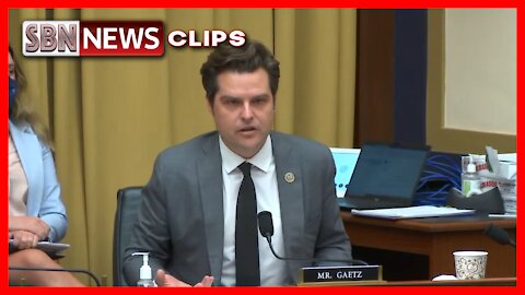 Matt Gaetz Brings Up Pelosi's Husband Multi-Million Dollar Stock Sale - 4131