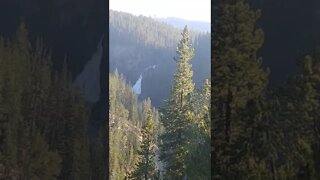 View of Upper Falls in Yellowstone