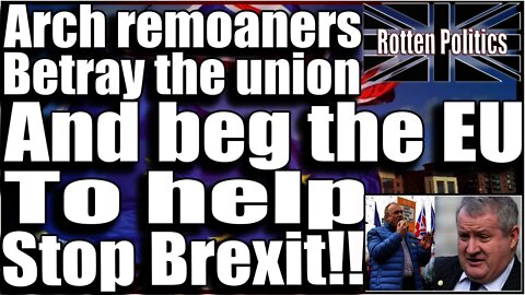 Remoaning MPs beg the EU to help stop brexit!!!