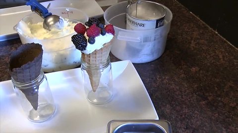 Kaylena Marie's Bakery in Orchard Park is serving up Cannoli Cones