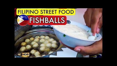 [4K CEBU 🇵🇭] FILIPINO STREET FOOD | FISHBALL | #Philippines #Cebu