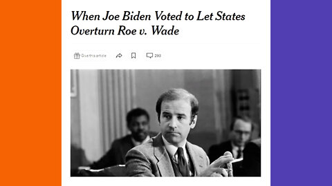 Biden Once Prefered States Rights