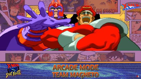 X-Men vs Street Fighter: Arcade Mode - Team Magneto