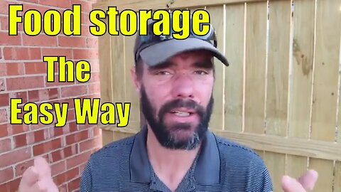 One YEAR Food Storage TWO SIMPLE METHODS