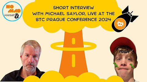 Short Interview with Michael Saylor, Live at the BTC Prague Conference 2024