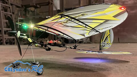 E-flite UMX Night Vapor First Indoor Shop Flight With E-flite 150mAH 45C Lipo Battery