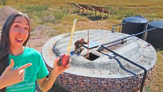 We Were SHOCKED When We Measured The Water In Our Earthbag Cistern