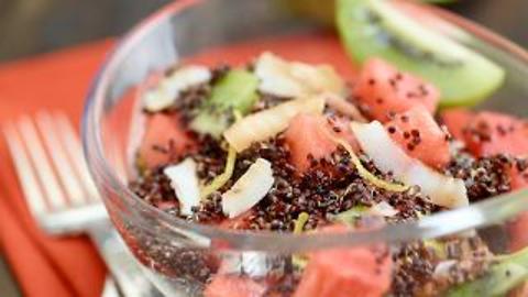 Lemony Quinoa and Watermelon Salad