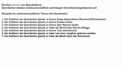 Kirchen warnen: Querdenker sind unwissenschaftliche Verschwörungstheoretiker