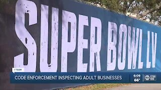 Code enforcement increases inspections of adult entertainment businesses ahead of Super Bowl