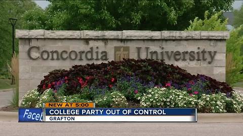 Dozens caught underage drinking at Concordia