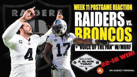 Raiders Postgame Reaction: Vegas Beats Broncos in Dramatic Fashion