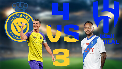 Al Hilal vs Al Nassr 3-4 NEYMAR vs RONALDO Highlights 2023