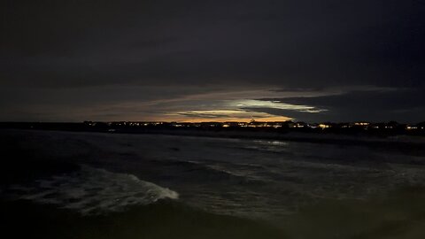 Calm Ocean Waves at Sunset