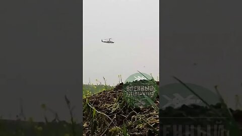 Ka-52 Firing 9K121 Vikhr ATGM #russianukrainianwar #ukraine #russia