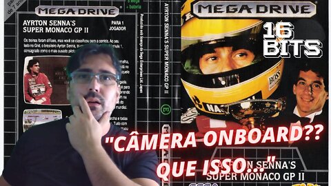 SUPER MÔNACO GP II - MEGA DRIVE - GENESIS - GAMEPLAY - O traçado de Interlagos é igualzinho