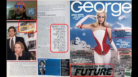 JFK 1997 GEORGE MAGAZINE PREDICTS 2020 VIRUS BILL GATES INTERVIEW & PDF DOWNLOAD